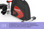 Powertrain Magnetic flywheel rowing machine - Black
