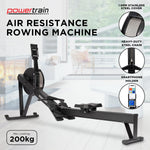 Powertrain Air Rowing Machine Resistance Rower