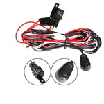 2way LED Universal Driving light Wiring Loom Harness 12V 24V 40A Relay Switch