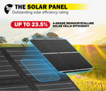 12V 200W Folding Solar Panel Blanket Caravan Mono Completed Kit With Dual USB