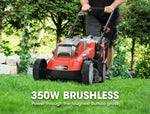 40V Cordless Lawn Mower Kit Battery Powered Operated