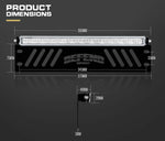 14inch LED Light Bar Single Row Driving Lamp Offroad