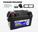 ATEM POWER 12V Battery Box Portable Deep Cycle AGM Batteries Quick Charge USB