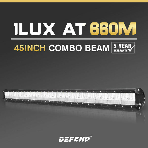  DEFEND INDUST 45inch CREE LED Light Bar Combo Driving Light Truck Offroad 4x4WD
