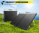 ATEM POWER 12V 160W Portable Folding Solar Panel Kit Mono camping