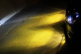 2X 4" Flood Led Light Bar Offroad Work Lamp Truck Yellow