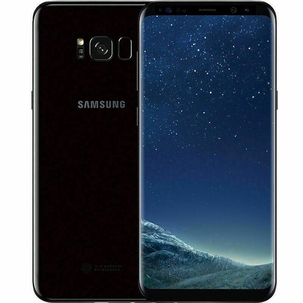  Samsung Galaxy S8 Plus 64GB Midnight Black Factory Unlocked Smartphone