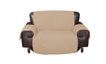 3 Seater Sofa Covers Quilted Couch Lounge Protectors Slipcovers Khaki