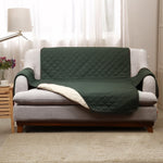 2 Seater Sofa Covers Quilted Couch Lounge Protectors Slipcovers Olive