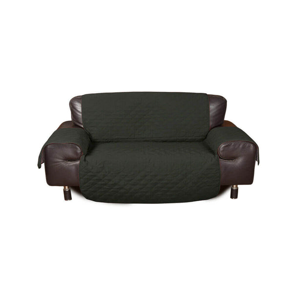  3 Seater Sofa Covers Quilted Couch Lounge Protectors Slipcovers Olive