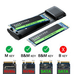 Simplecom SE516 NVMe / SATA Dual Protocol M.2 SSD Tool-Free USB-C Enclosure