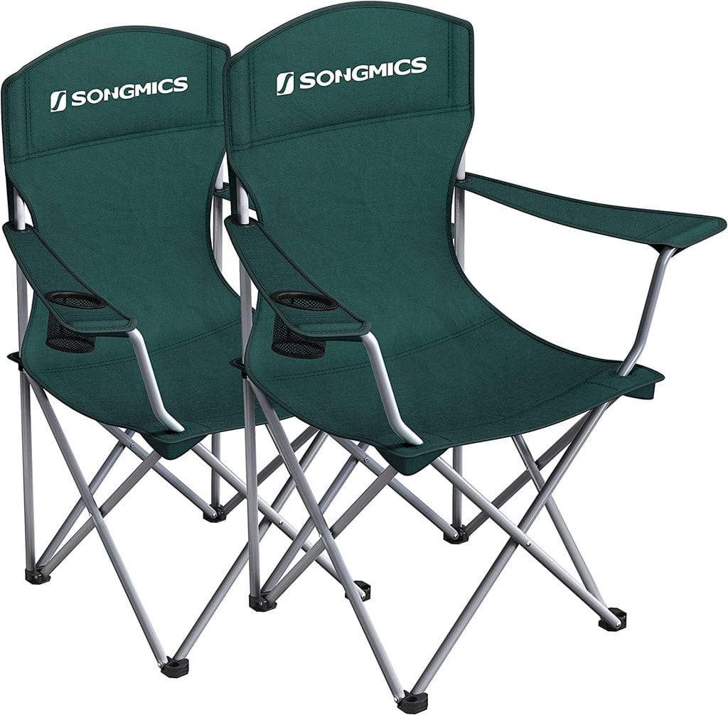 Set of 2 Folding Camping Outdoor Chairs