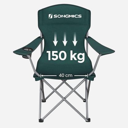 Set of 2 Folding Camping Outdoor Chairs