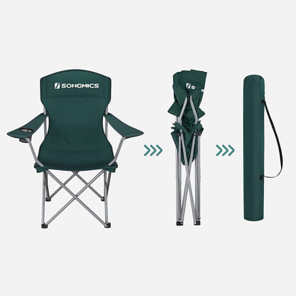 Set of 2 Folding Camping Outdoor Chairs