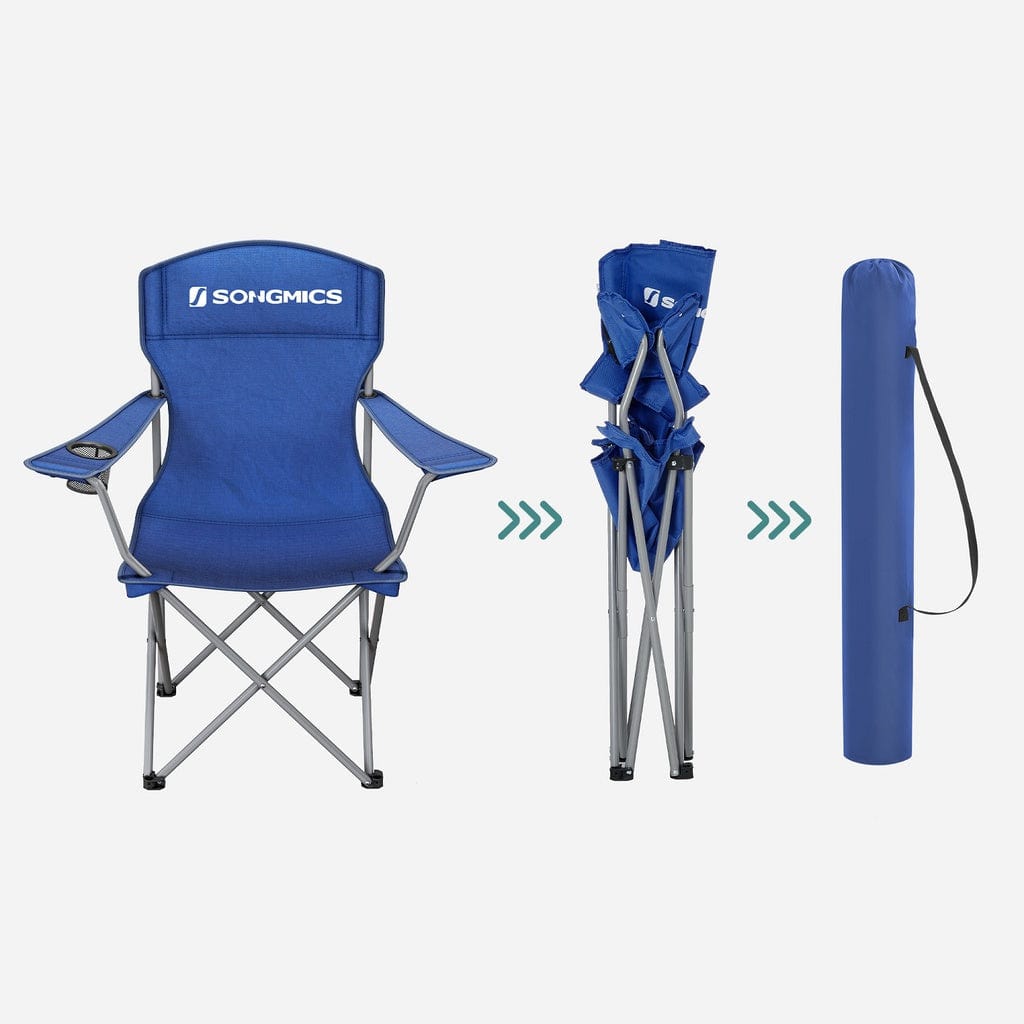 Set of 2 Folding Camping Outdoor Chairs