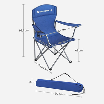Set of 2 Folding Camping Outdoor Chairs