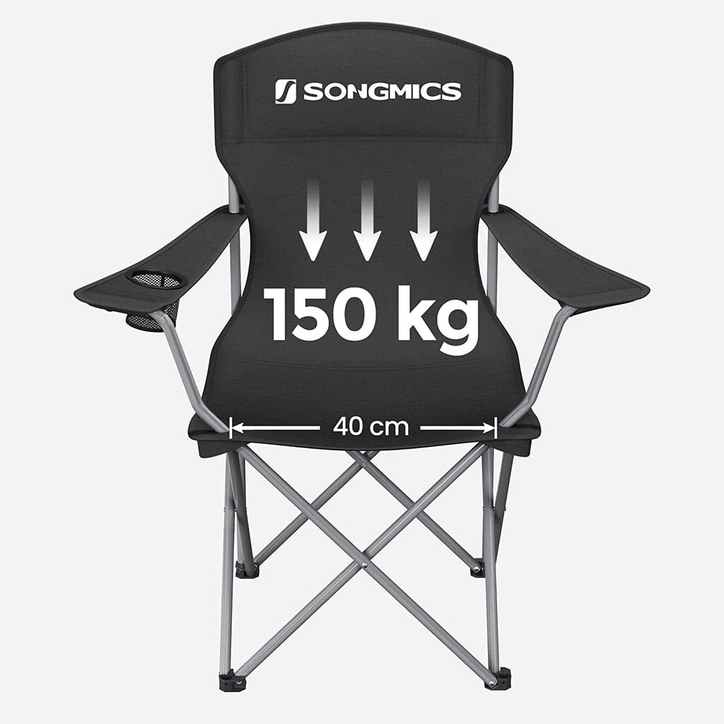 Set of 2 Folding Camping Outdoor Chairs