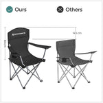 Set of 2 Folding Camping Outdoor Chairs