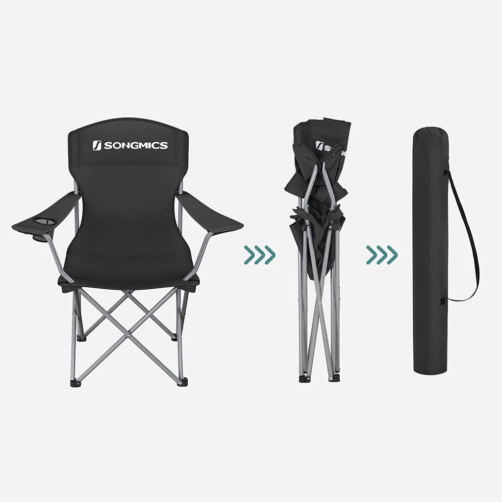 Set of 2 Folding Camping Outdoor Chairs