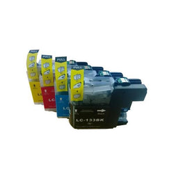 BROTHER LC133 Compatible Inkjet Cartridge Set 4 Ink Cartridges 
