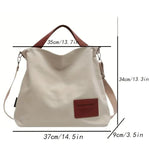 Simple Canvas Shoulder Bag for All-Match Fashionistas