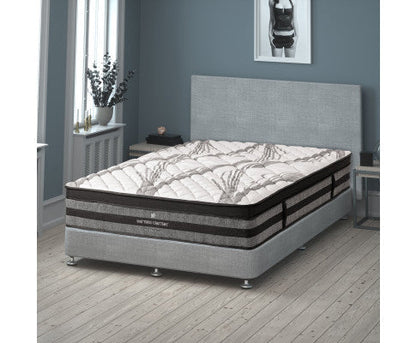 H&L 2.2 Superior 7 Zone Pocket Spring Memory Foam Mattress-S/Q/K/KS