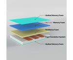 H&L Cool Touch Z-Fabric Memory Foam Mattress-S/Q