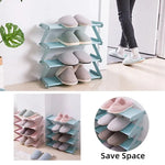 Simple Shoe Rack Assembly for Home and Dormitory Storage
