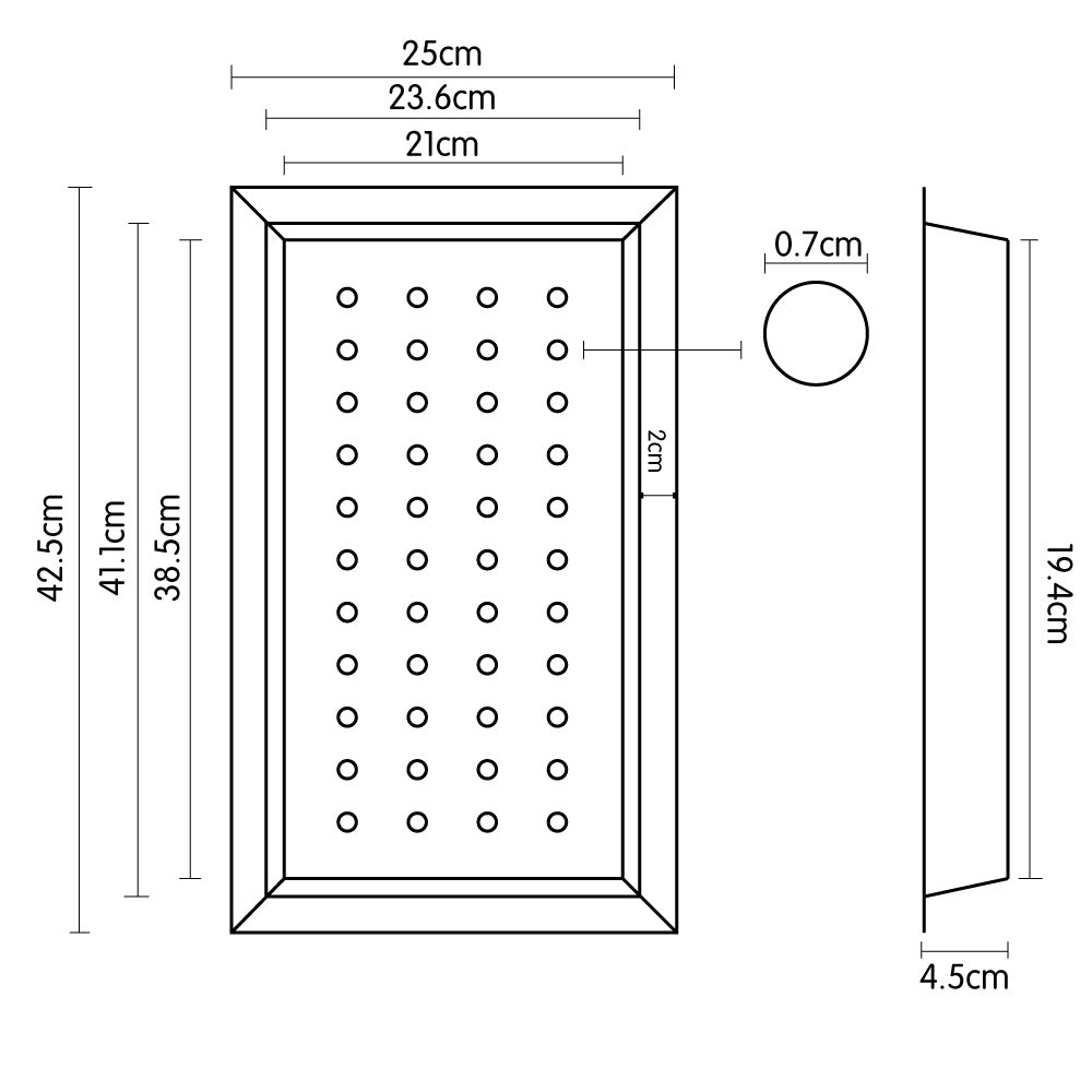 Stainless Steel Sink Colander 425 x 250mm