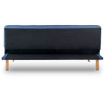 3 Seater Modular Linen Fabric Sofa Bed Couch  - Dark Blue