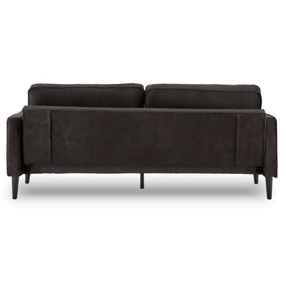 Velvet Sofa Bed Couch Furniture Lounge Suite - Black