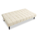 Fabric Sofa Bed Furniture Lounge Seat Beige