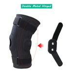 Double Metal Hinged Full Knee Support Brace Knee Protection Equipment Size M