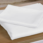 4 Pcs White Cotton Bed Sheet Set in Size King