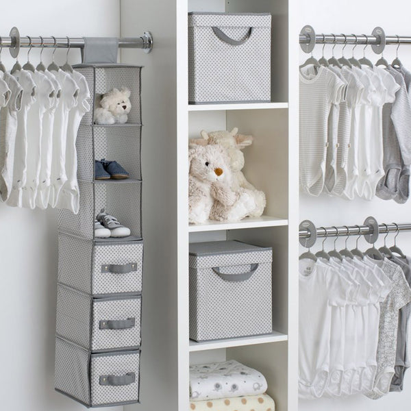  Delta Children 48 Piece Nursery Storage Set Cool Grey