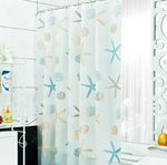 Starfish Patter Shower Curtain Water Resistant