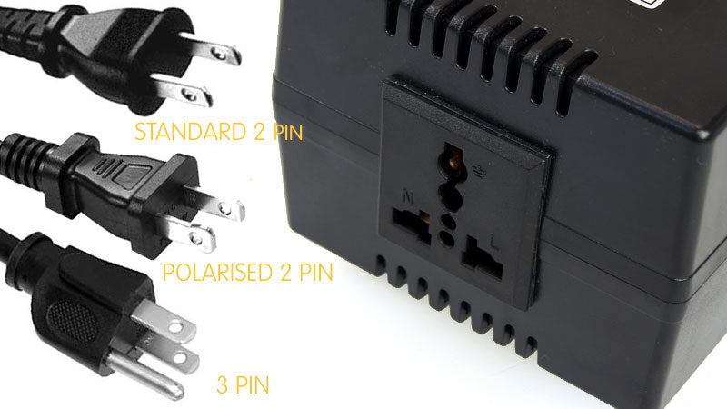 Sinewave Step-Down Transformer: 240v to 120v, 600 watts (4.5 amps)