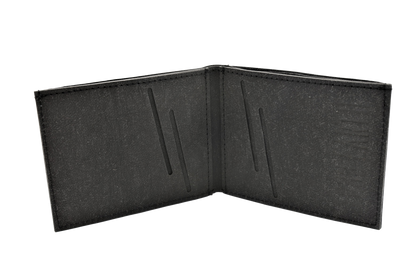 Vegan Wallet - Stone Black 
