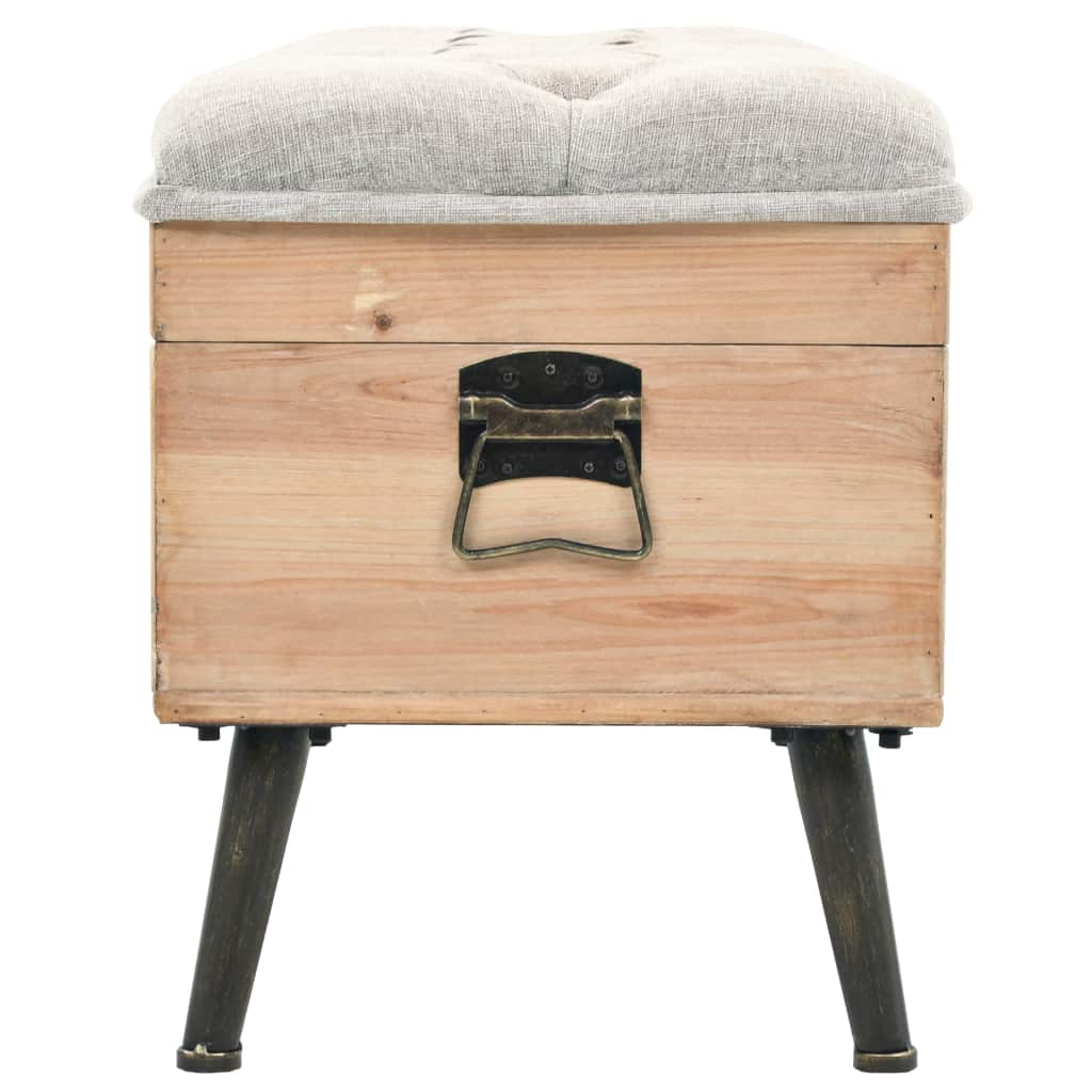 Storage & Entryway Benches Storage Bench 120x40x50cm Solid Wood and MDF