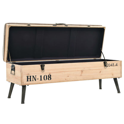 Storage & Entryway Benches Storage Bench 120x40x50cm Solid Wood and MDF