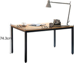 Sturdy and Heavy Duty Foldable Office Computer Desk (Teak, 120cm)
