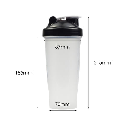 10x 700ml GYM Protein Supplement Drink Blender Mixer Shaker Shake Ball Bottle