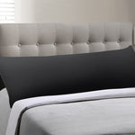 Body Full Long Pillow Luxury Slip Cotton Maternity Pregnancy 150cm Black