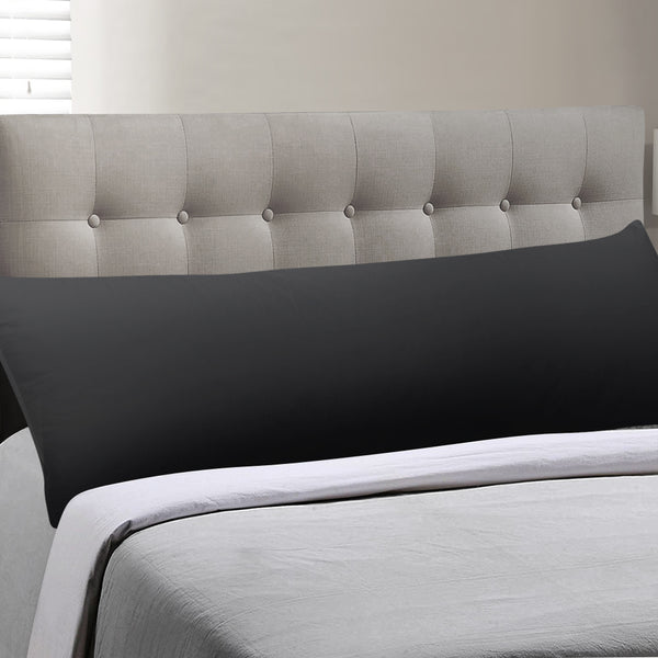  Body Full Long Pillow Luxury Slip Cotton Maternity Pregnancy 150cm Black