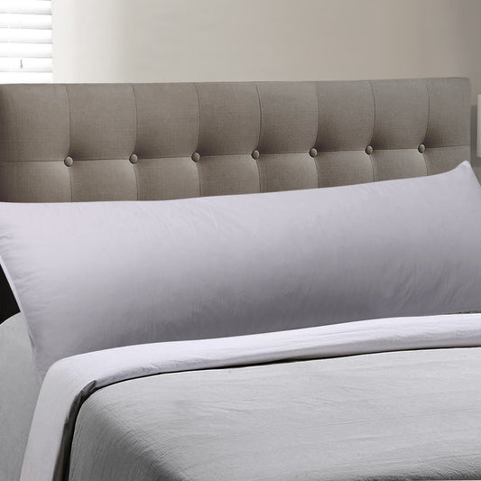 Body Full Long Pillow Luxury Slip Cotton Maternity Pregnancy 150cm Grey