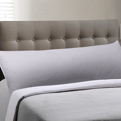 Body Full Long Pillow Luxury Slip Cotton Maternity Pregnancy 150cm Grey
