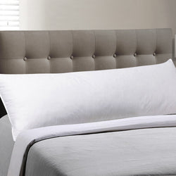 Body Full Long Pillow Luxury Slip Cotton Maternity Pregnancy 150cm White