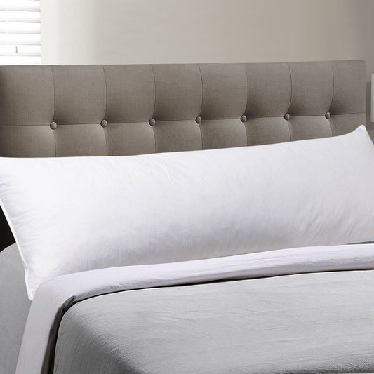 Body Full Long Pillow Luxury Slip Cotton Maternity Pregnancy 137cm White