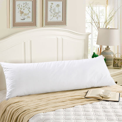 Body Full Long Pillow Luxury Slip Cotton Maternity Pregnancy 137cm Plum