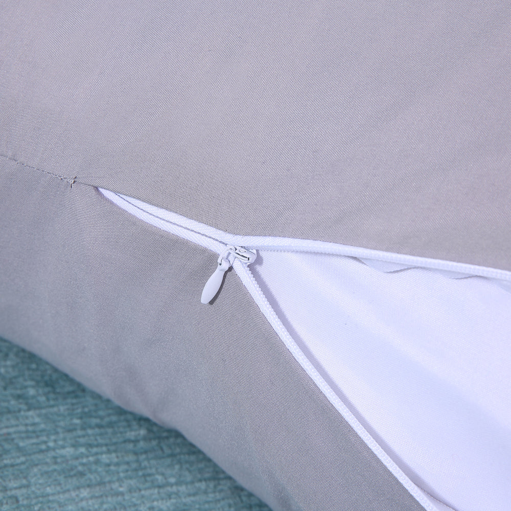 Body Full Long Pillow Luxury Slip Cotton Maternity Pregnancy 137cm White